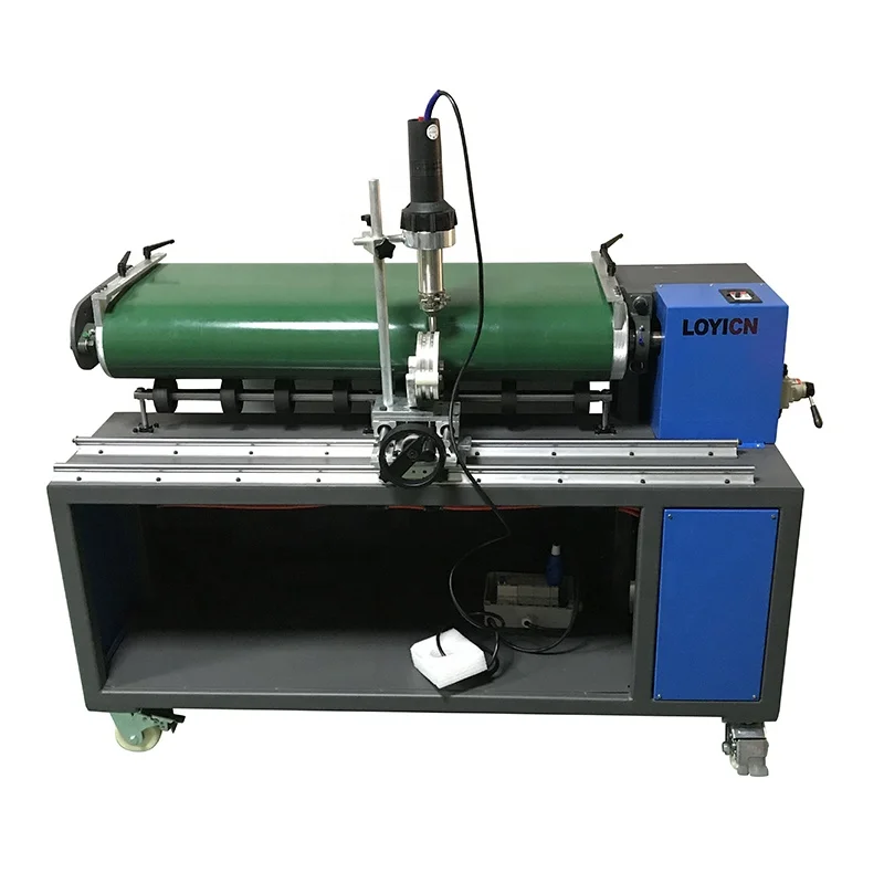 LOYICN Guide Tracking Welding Machine for Installation  PVC PU Guides Strip Ropes on 3000 mm Conveyor Belt