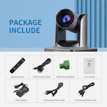 FEELWORLD POE20X 4K PTZ IP Camera for Live Streaming, 20X Zoom with Auto Tracking, OEM/ODM Service, Factory Wholesale Price product image