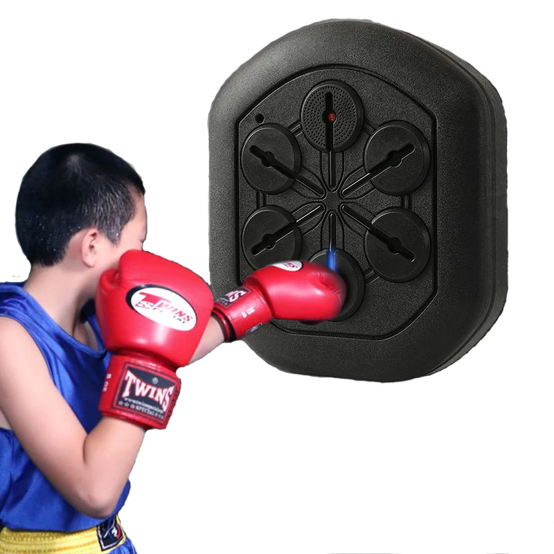 Electronic Boxing Machine, Music Boxing Machine, Electronic Boxing Practice  Wall Target, Boxing Equipment Strength Tester, with Music, Speed