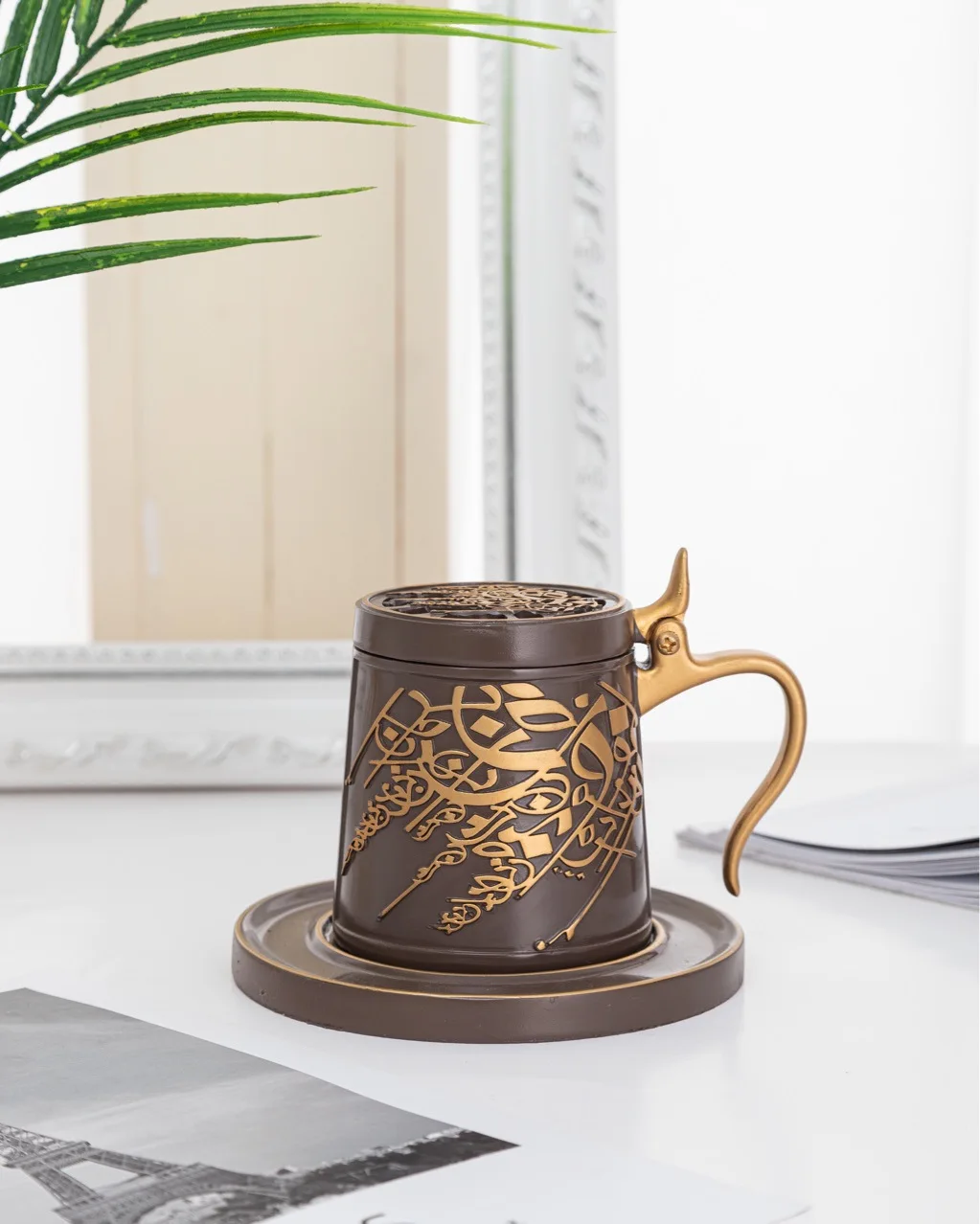 Factory Price Upgrade Design Jamal Collection Mug Shape Ceramic Home Deco Incense burner