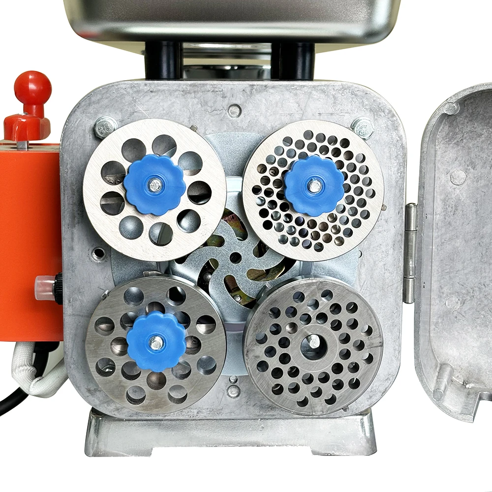 product mh 337 12hp commercial electric meat grinder machine imported switch home  farm restaurant use new condition with 4 plates-9