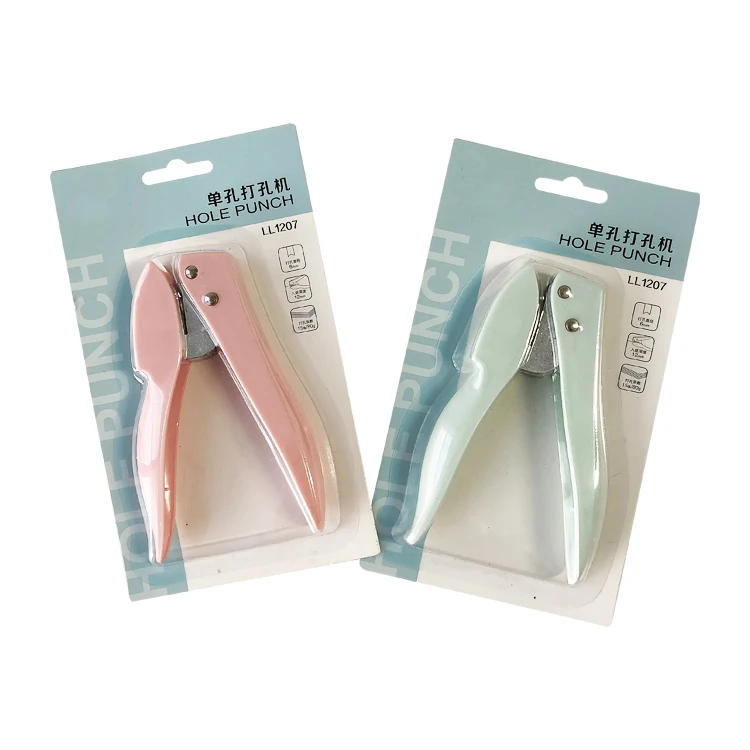 Изготовленный на заказ мини Высококачественный штамповочный дырокол для бумаги канцелярский перфоратор