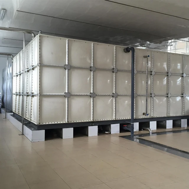 Easy to Assemble Fiberglass GRP FRP SMC Molded Panels Assembled Water Storage Tank