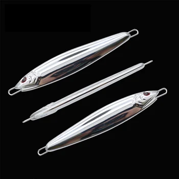 Chrome Glow Fall Slow Pitch Jigging Blank Tungsten Jig Bass Mackerel Iron Jigging Lure Saltwater – Metal Jig – view 2
