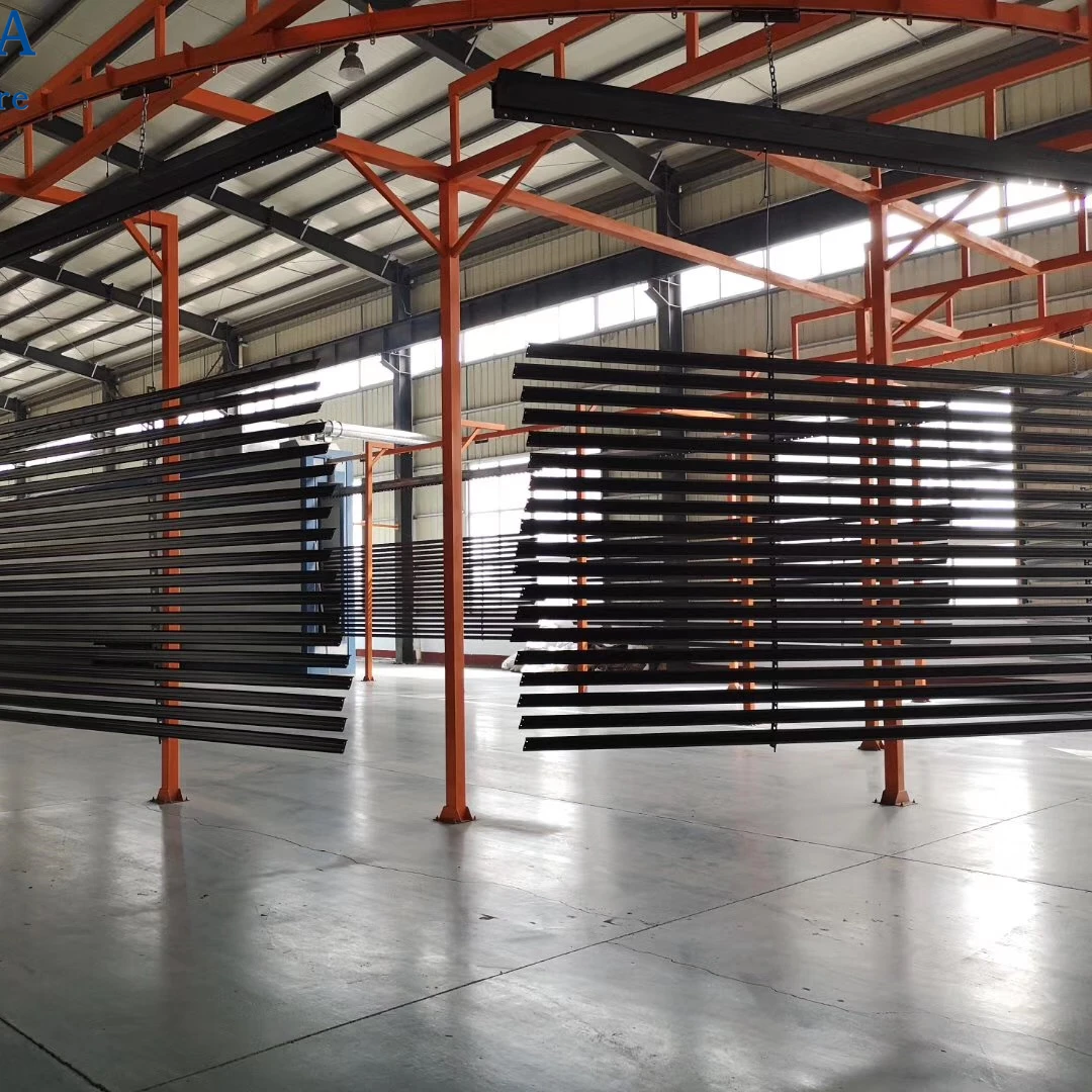 Horizontal Extruded Aluminium Section Powder Coating Line