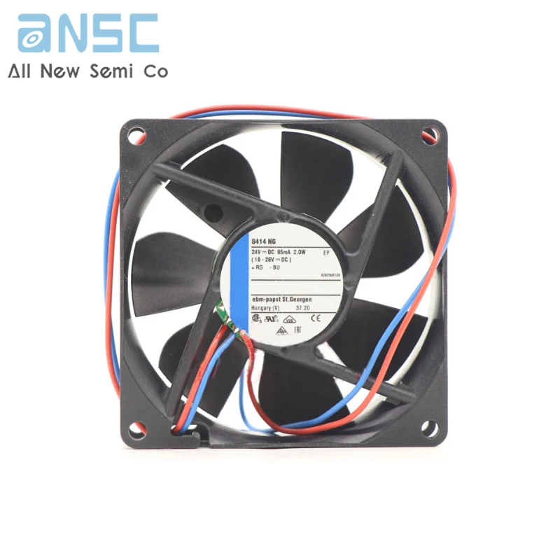 Original Axial flow fan 8414NG 24V 2.2W 4.4A 0.083mA IP54 Military fan