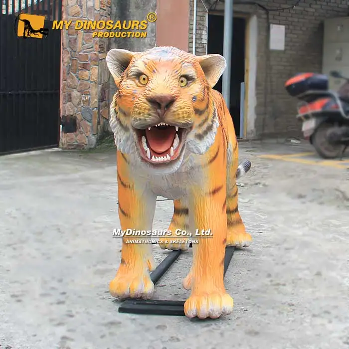 V Names White tiger Custom Realistic Animal Sculpture Giant Animal Model