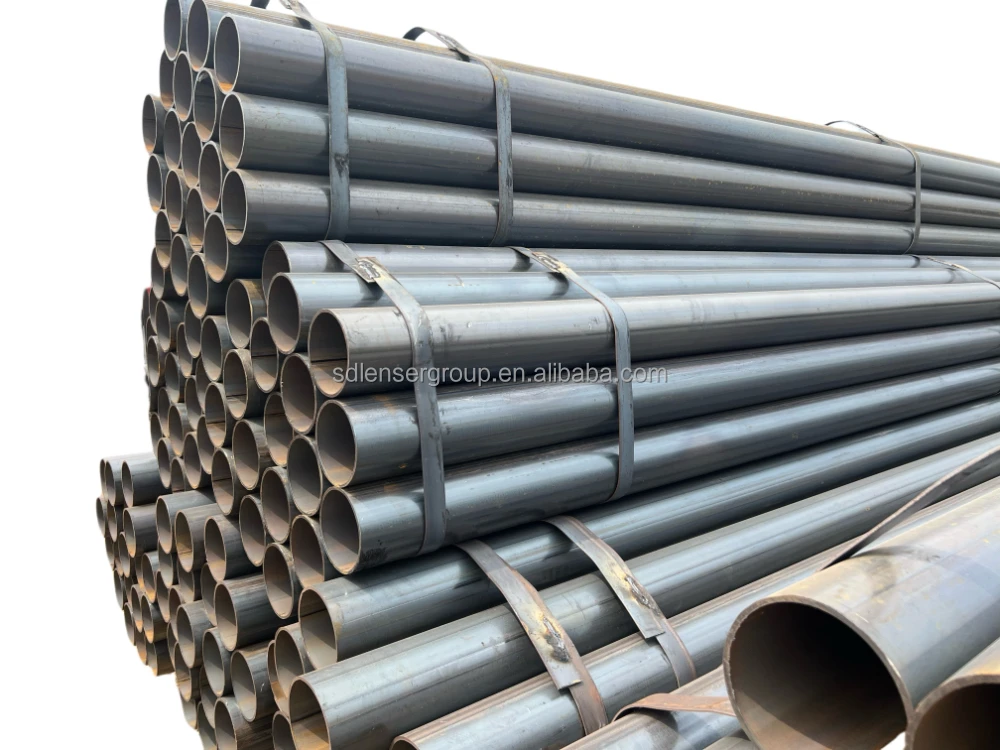 Prices Iron Pipe 6 Meter Welded Steel Pipe Erw Black Square Steel Pipe