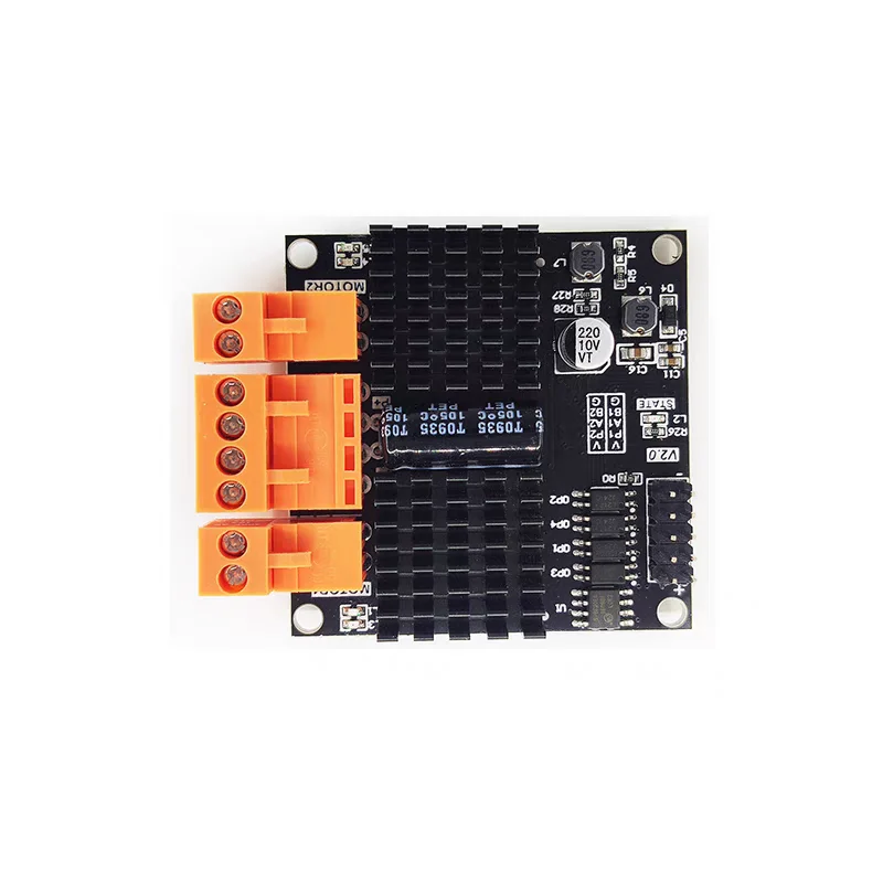 Pluuttiem 12V/24V 12A Dual-Channel DC-Motortreiber – H-Brücke PWM, Bis 300W
