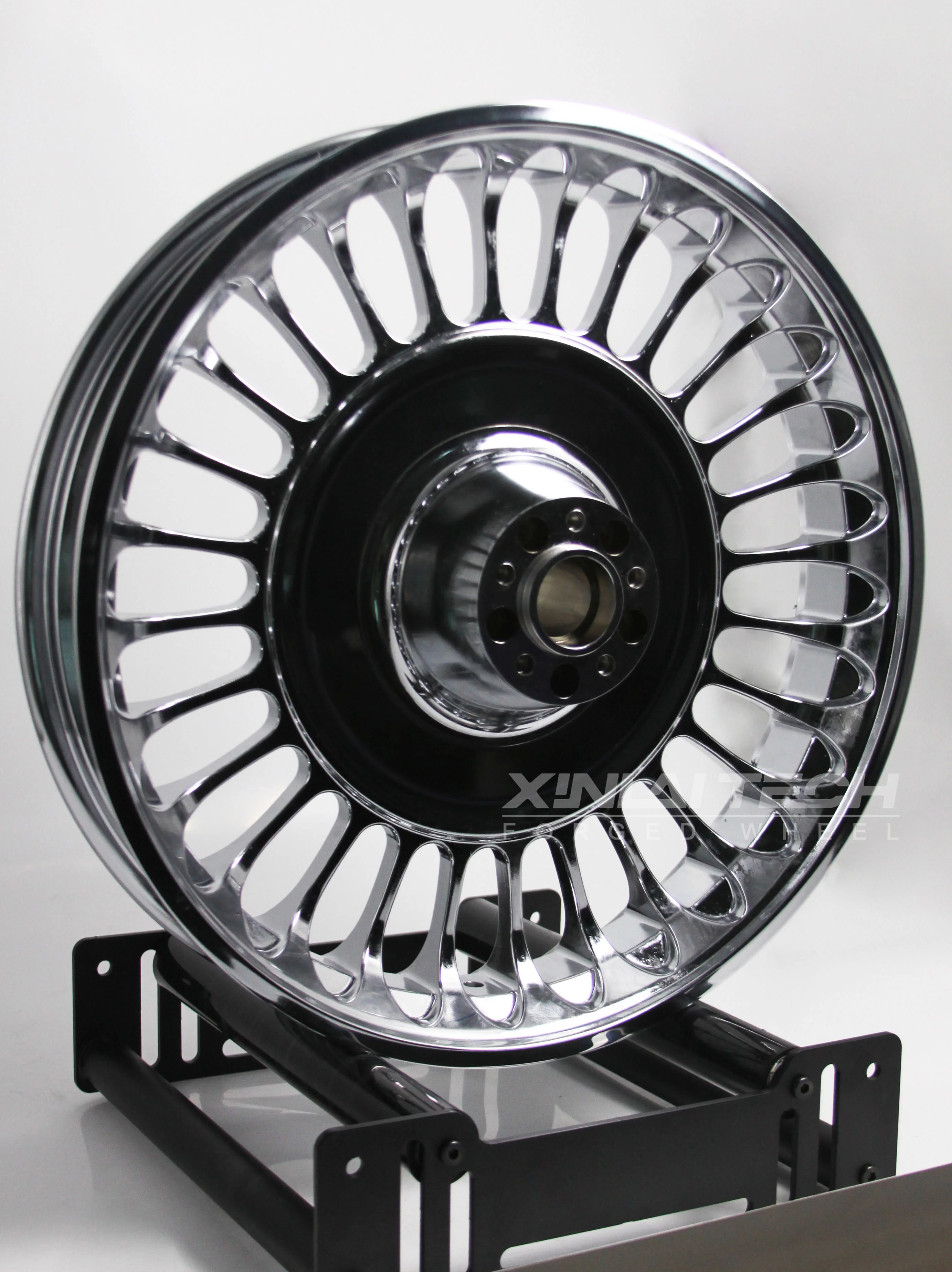 XL Custom Forged Motorcycle Wheels 16 17 18 19 20 21 Inch 6061 T6 Anodized Black Cruiser Motorcycles Wheels - Image 4