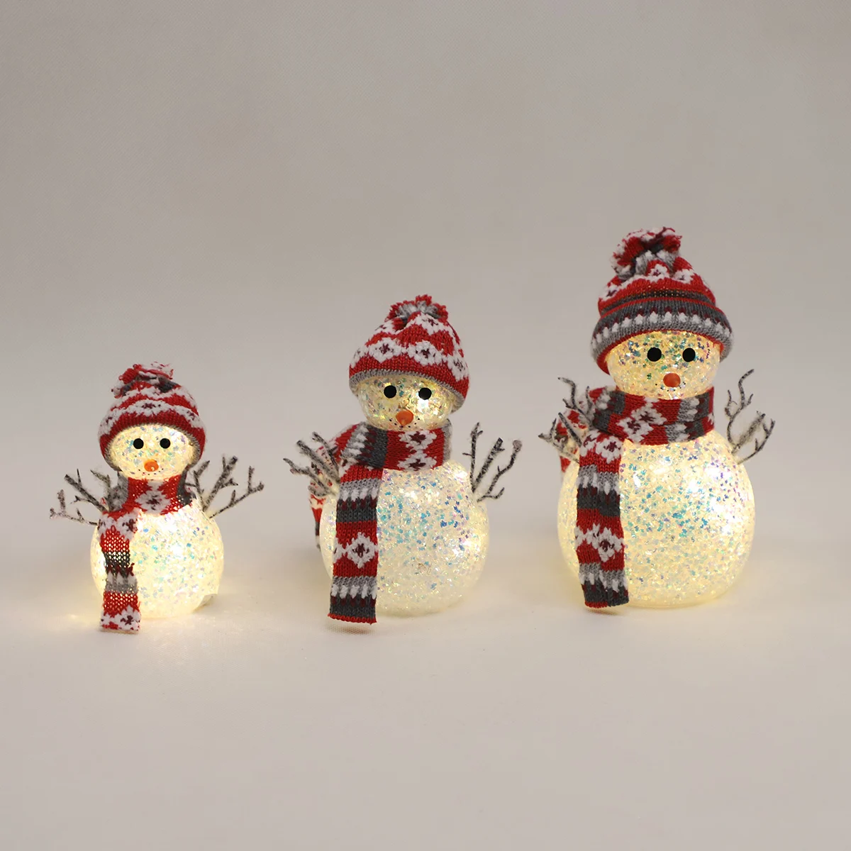 Christmas Led Candles Tea Light Decoration Vintage Castle Santa Snowman Hanging LED Lantern Lamp New Year Party Home Decoration