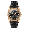 Black and Rose Gold