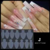 Molde para uñas estilo J