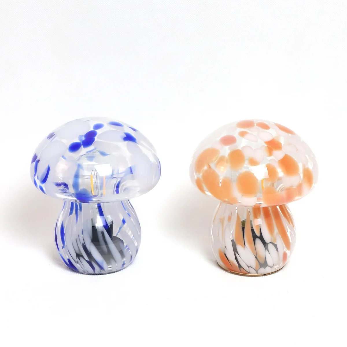 new easter products customized easter mushrooms wholesale glass easter mushroom for sale