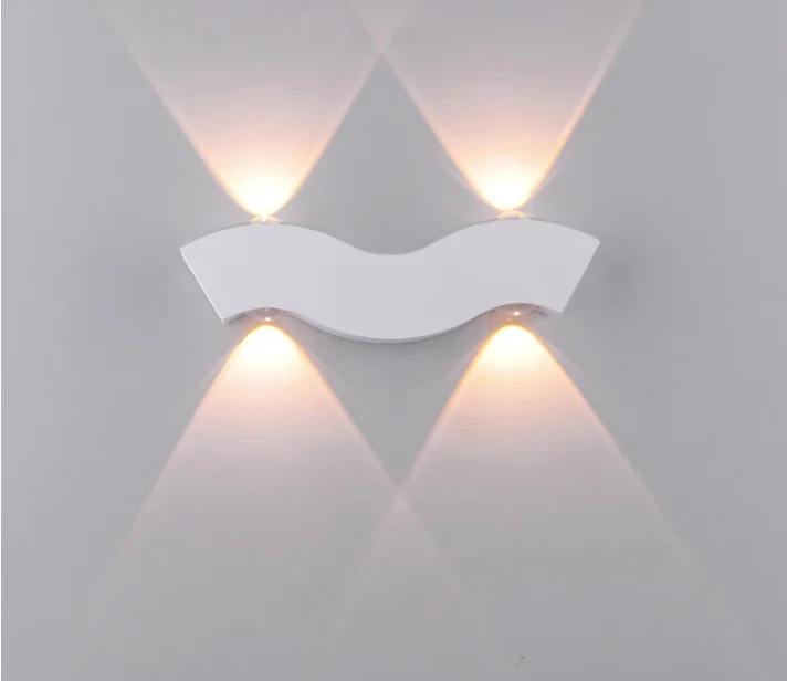 New waterproof led wall lamp courtyard balcony wall pillar lamp simple creative garden outdoor staircase lamp