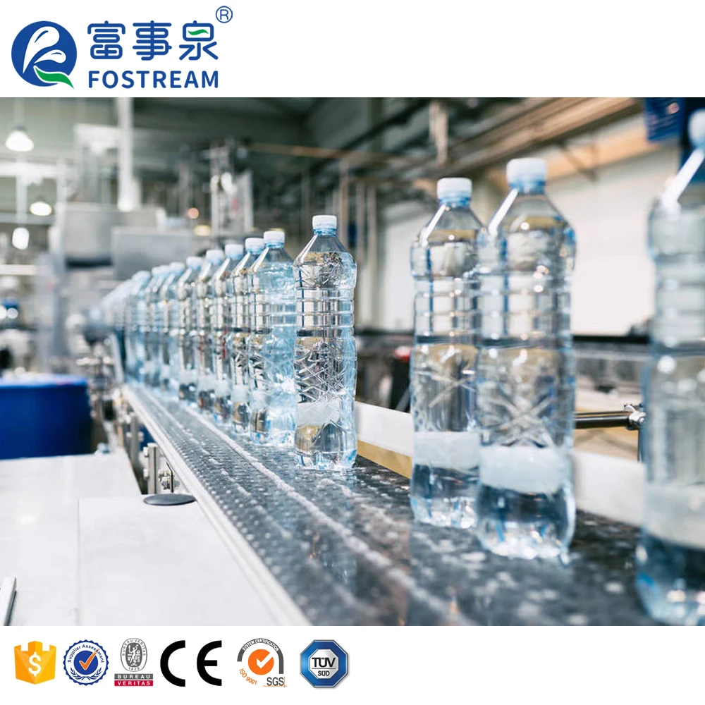 Full Automatic 4000BPH 500ml 3-in-1 Drinking Mineral Water Bottling Machine Dubai