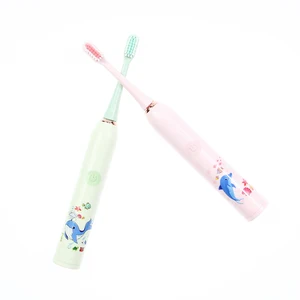 New Style Kids Child Dolphin and penguin Lovely Cartoon Electric Toothbrush Battery Operated Electronic Oem