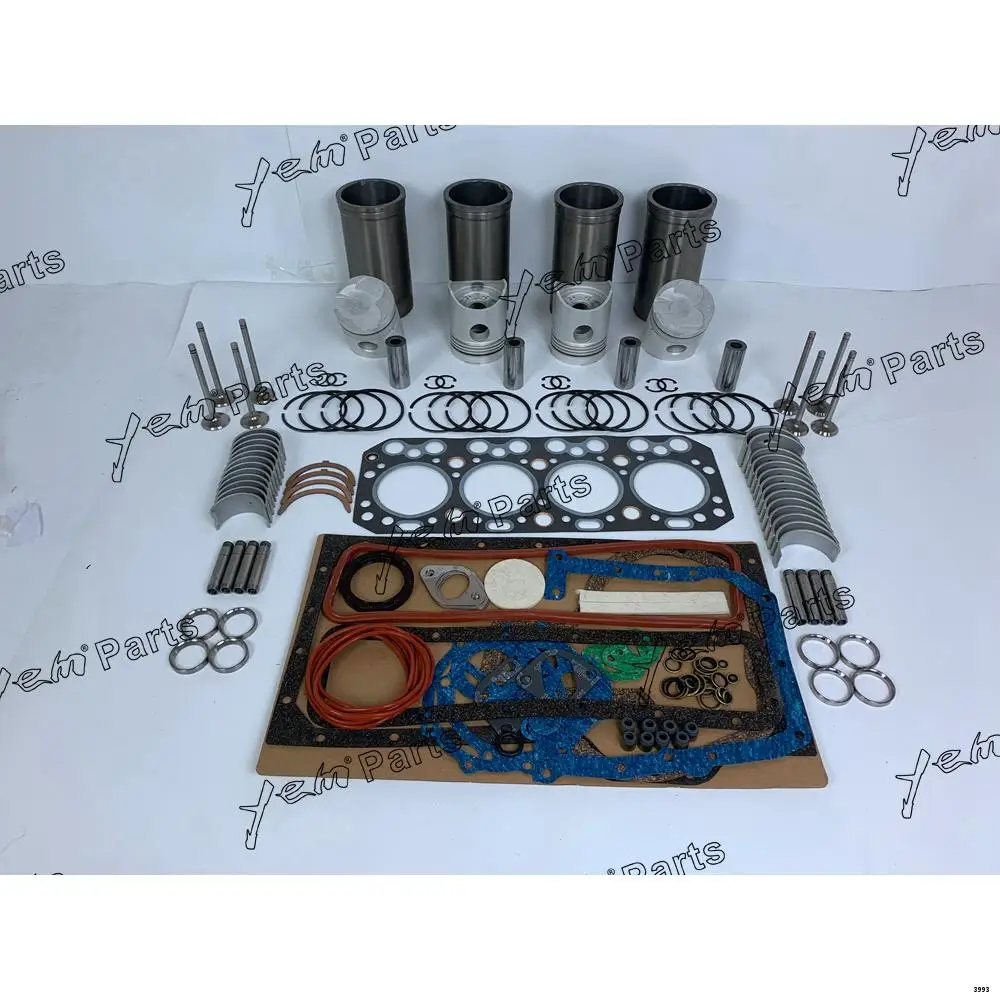 DA220 Repair Kit With Head Gasket Set Piston Rings Liner Bearing Valves for Isuzu