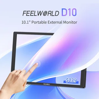 FEELWORLD D10 Gaming Console Portable Screen for Switch, Packaging Customization, Touch Function, Factory Direct detail image