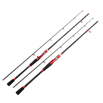 CHEERY Factory Wholesale Carbon Lure Rod Medium Adjustment Straight/Wood Gun Handle Carp Ocean Beach Full Set – Rod – view 3