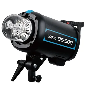 GODOX QS300 300W 110V/220V Photography Strobe Flash Studio Head Light Lamp Hi Duration Studio Flash Light for Camera DSLR detail image
