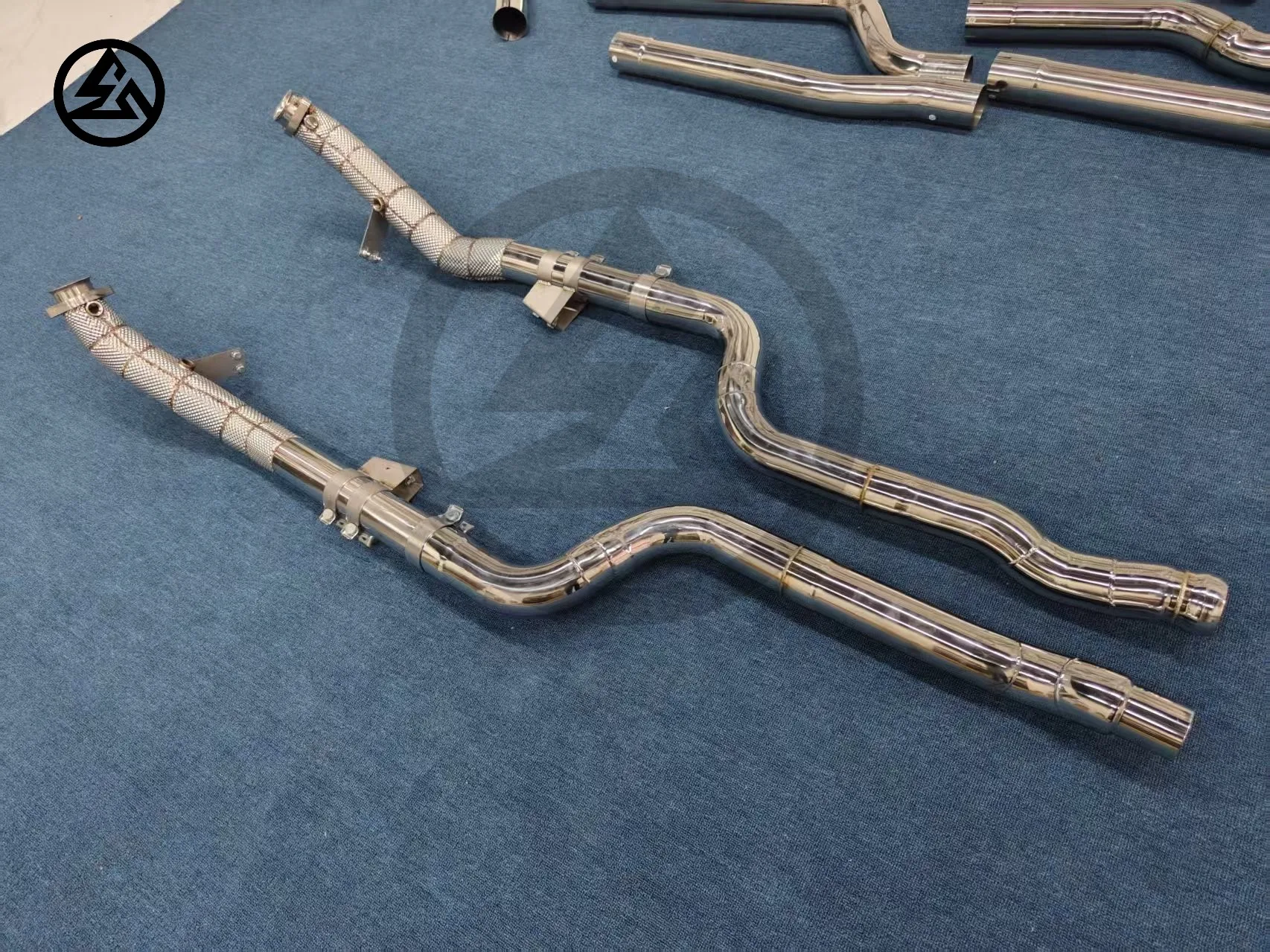 CSZ for Mercedes-Benz CLS550 W218 Biturbo M278 4.7T 2012-2018 Free Flow Exhaust Downpipe Straight Pipe