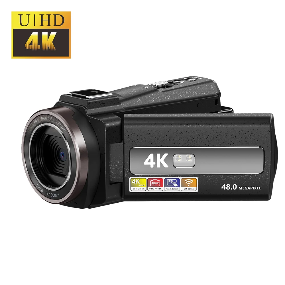 美品】ビデオカメラ HDV-254KM 4K Wi-Fi HDV-254KM HD Video Camera - 4K Resolution & Wifi Support