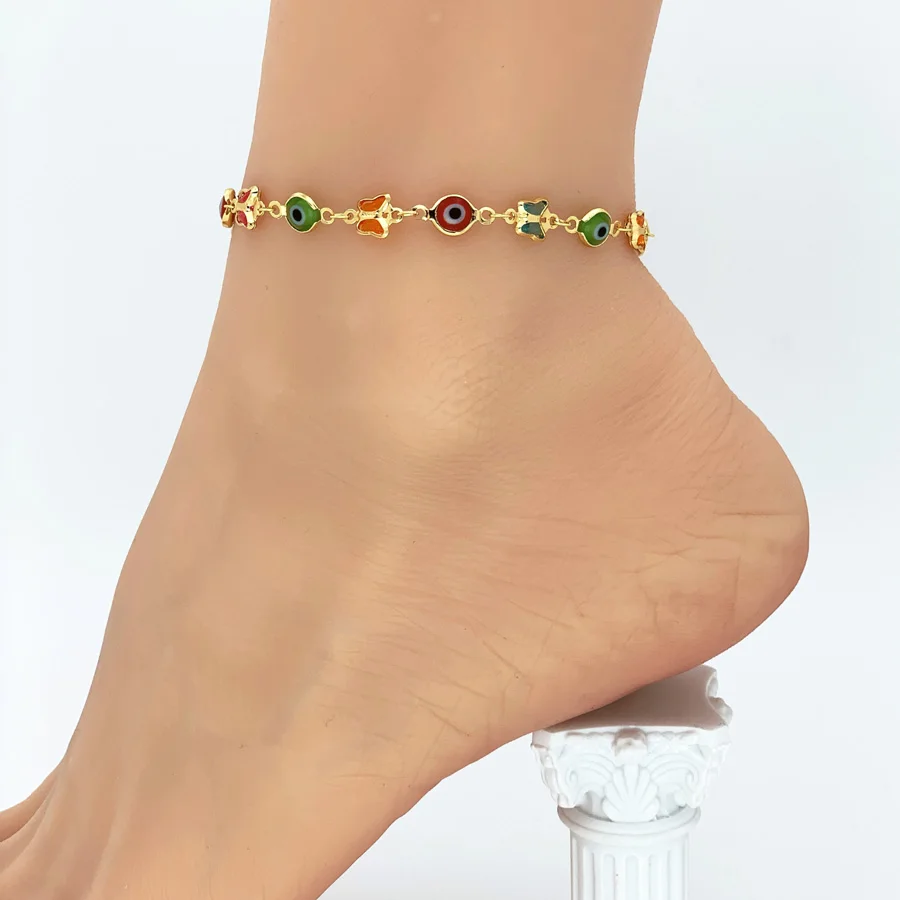 Fashion Fine Jewelry Anklets For Women Beaded Anklet Butterfly Shape