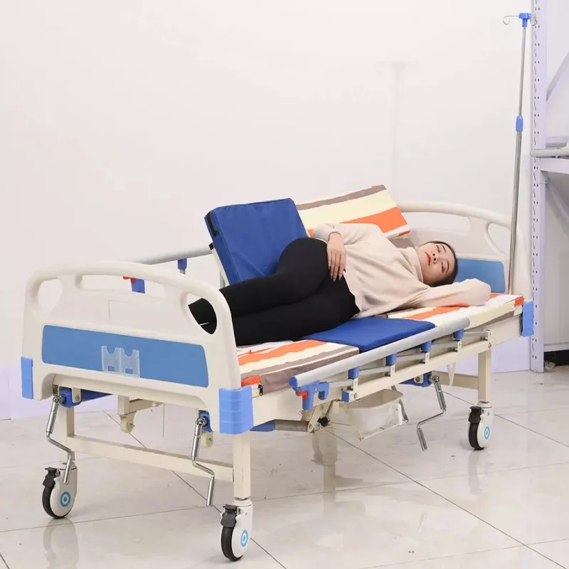Latest Technology R&D for Sale Uk 3 Crank Metal Medical Nursing Patient Hospital Bed with Potty Hole