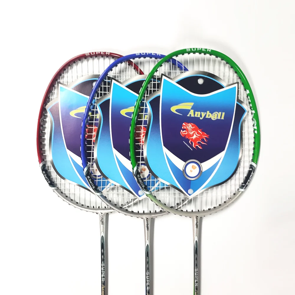 Anyball Wholesale Aluminum Badminton Racket Professional Badminton Racquet Support OEM