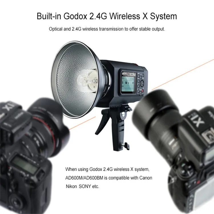 GODOX AD600BM Ad600 Bm Flash Light Portable Outdoor Studio Flash Light for Godox AD600 Series