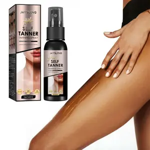 Jaysuing Bronzer Mousse Self Tanning Body Cream Face Makeup Solarium Sun Cream for Medium Skin Nourishing Care Block Bronze