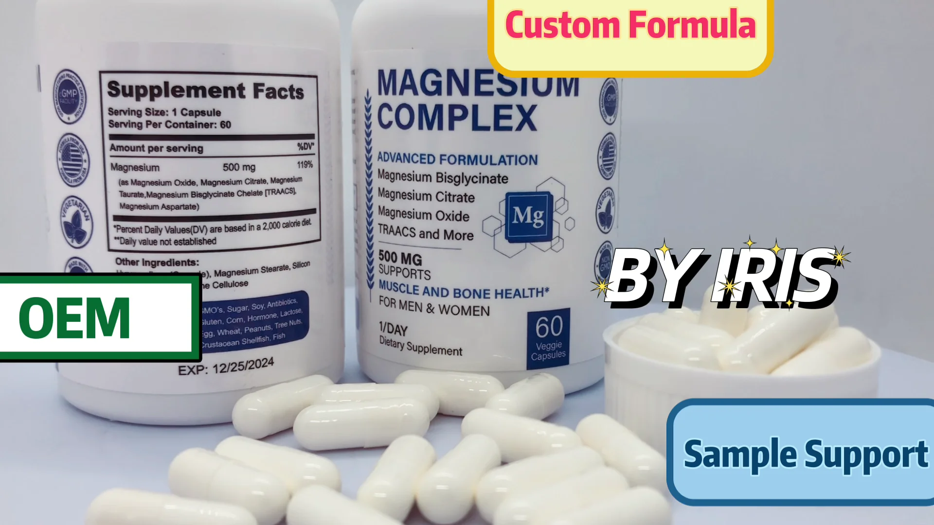 Magnesium Citrate 500mg Capsules Magnesium Extra Strong Healthy Heart
