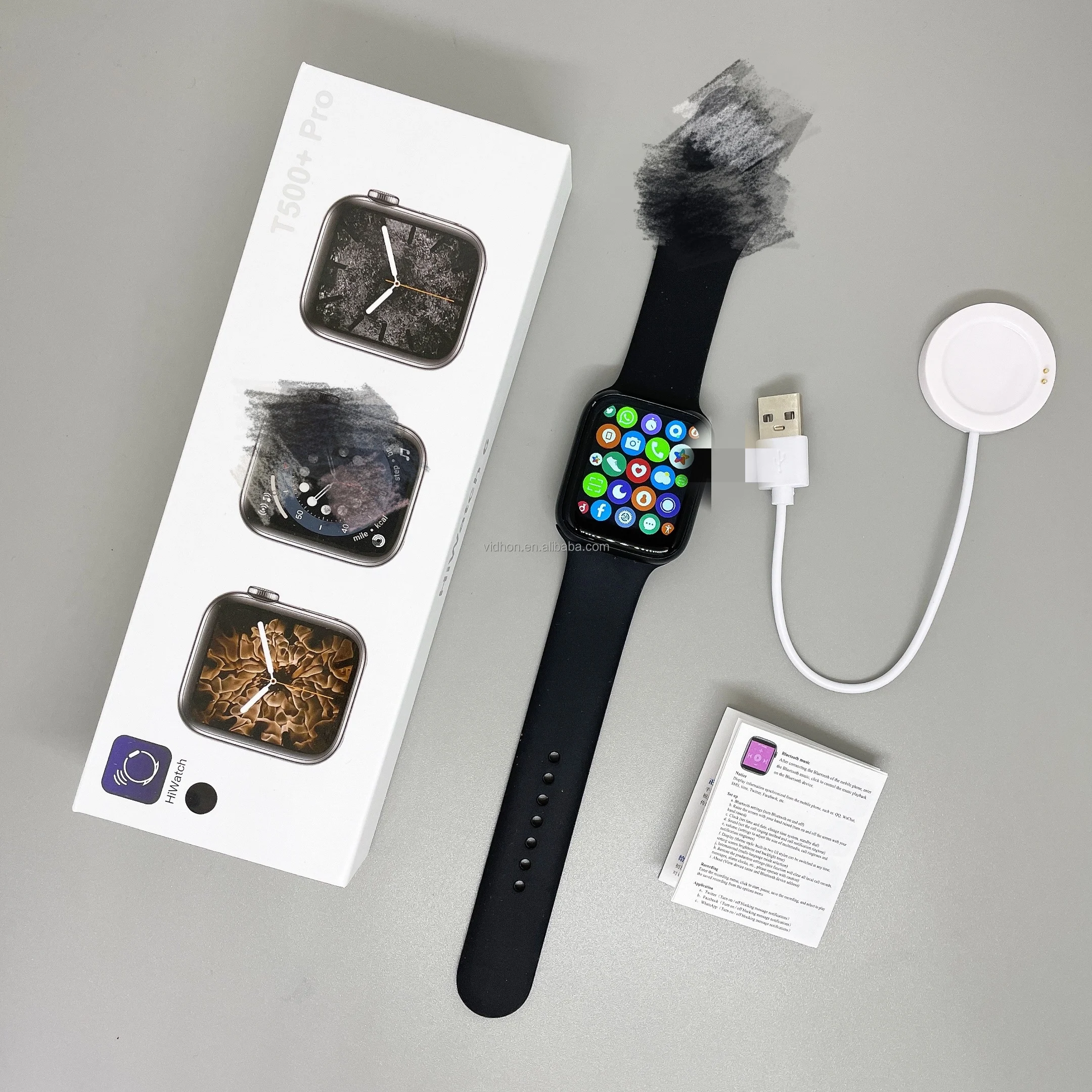 smartwatch t500 plus original