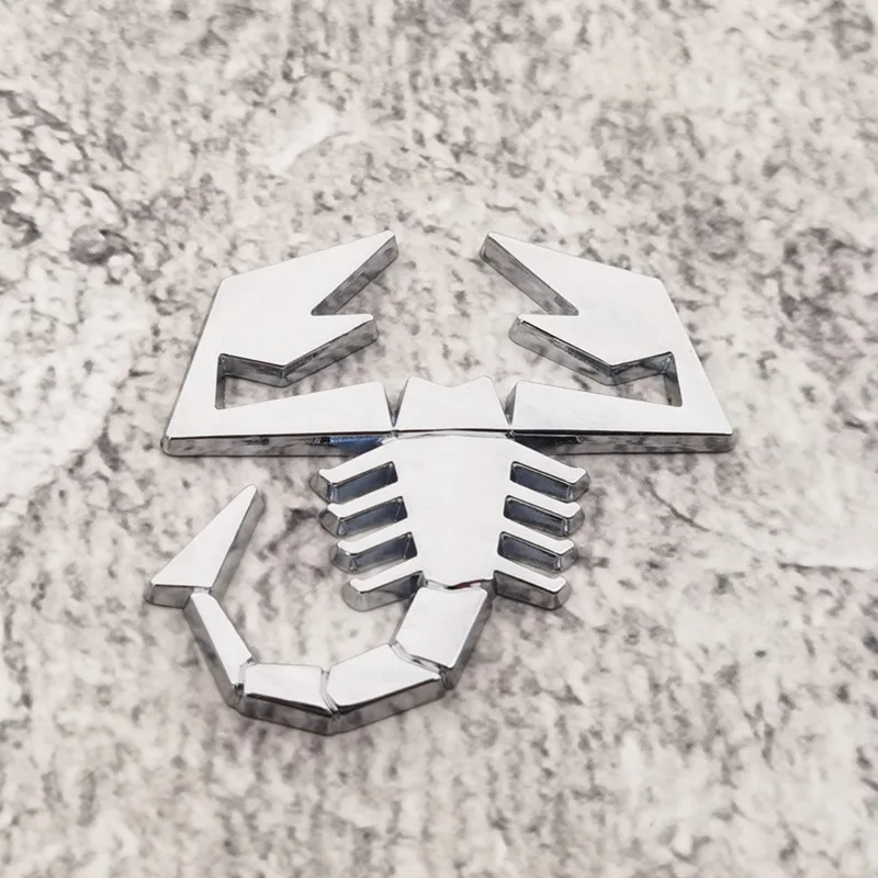 Car Refitting Metal Car logo 3D Metal Car Tail with Scorpion logo