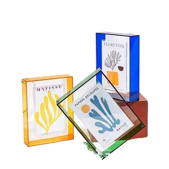 Minimalist Acrylic Desktop Photo Frames Creative Transparent Plastic ...