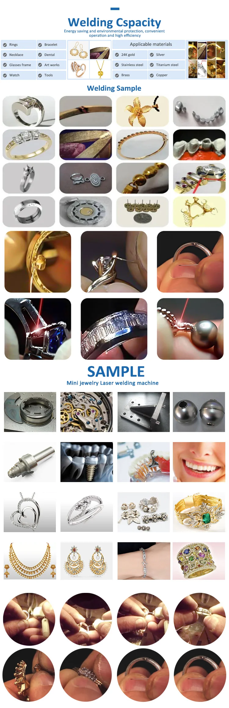 100W Mini Desktop YAG Laser Welding Machine Gold Silver Stainless Steel Repair Metal Laser Welder Jewelry Soldering Machine