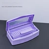 purple  with transparent window
