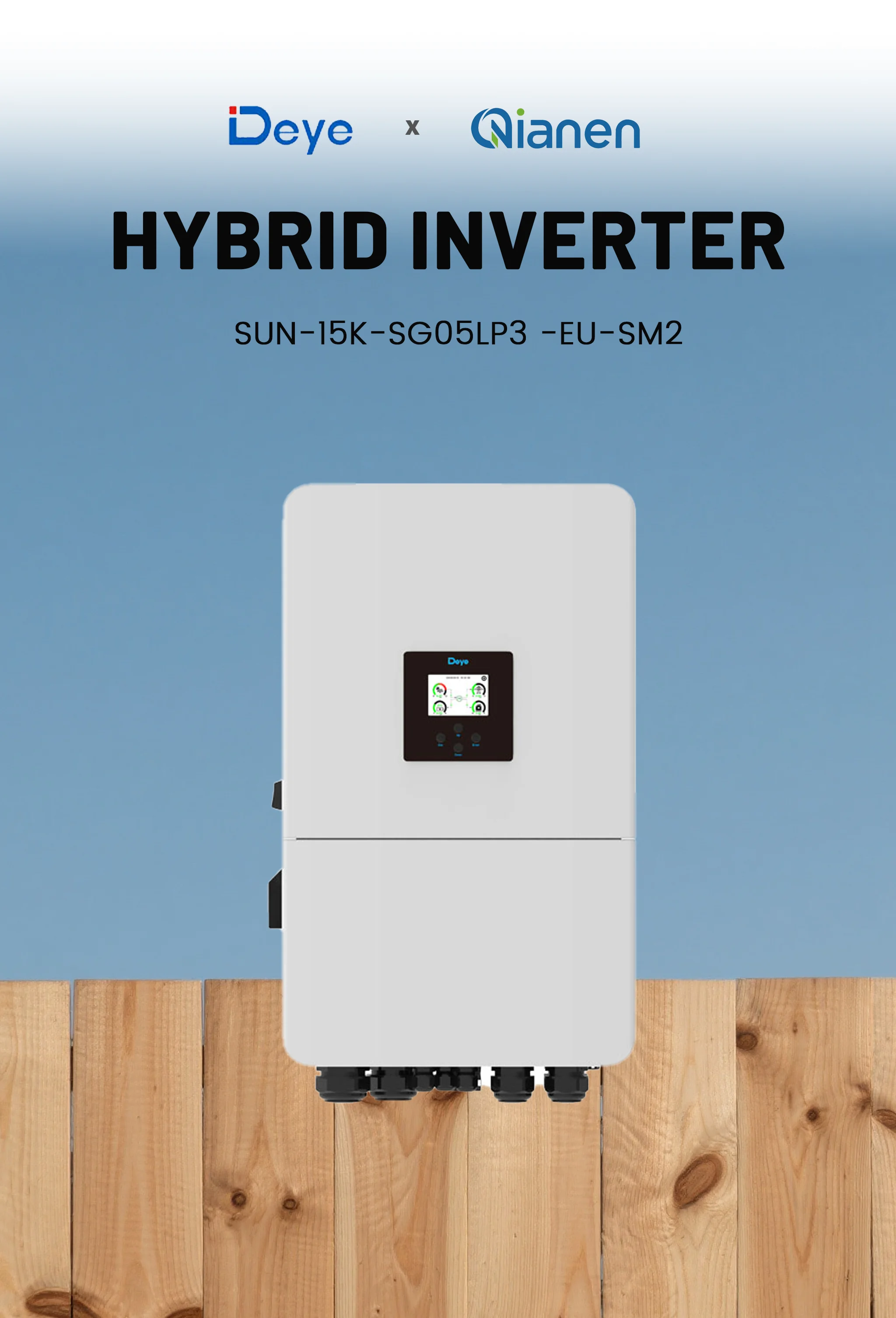 product deye inverter sun 15k sg05lp3  eu sm2 15kw three phase hybrid solar inverter cheap stock for sale-1