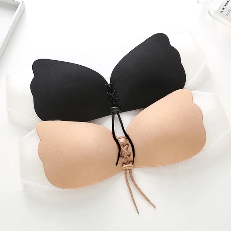 100pairs Silicone Bra Brassiere With Invisible Straps Breast A B C D Cup  Push Up