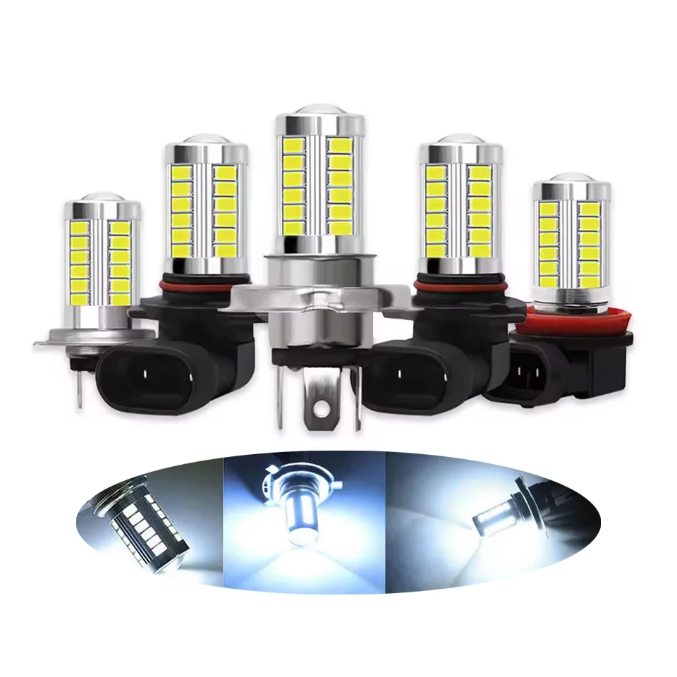 車 H7 ヘッドライト フォグランプ LED ホワイト NUTSLAMP