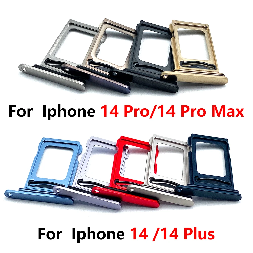 Mobile Dual SIM Card Tray for iPhone 16 15 14 Plus 13 12 Mini 11