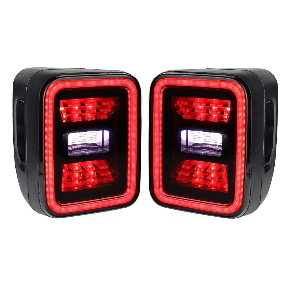 Newest USA Version LED Tail Light Replacement For J-eep Gladiator JT 2020 2021 Brake Reverse Turn Signal Lamps