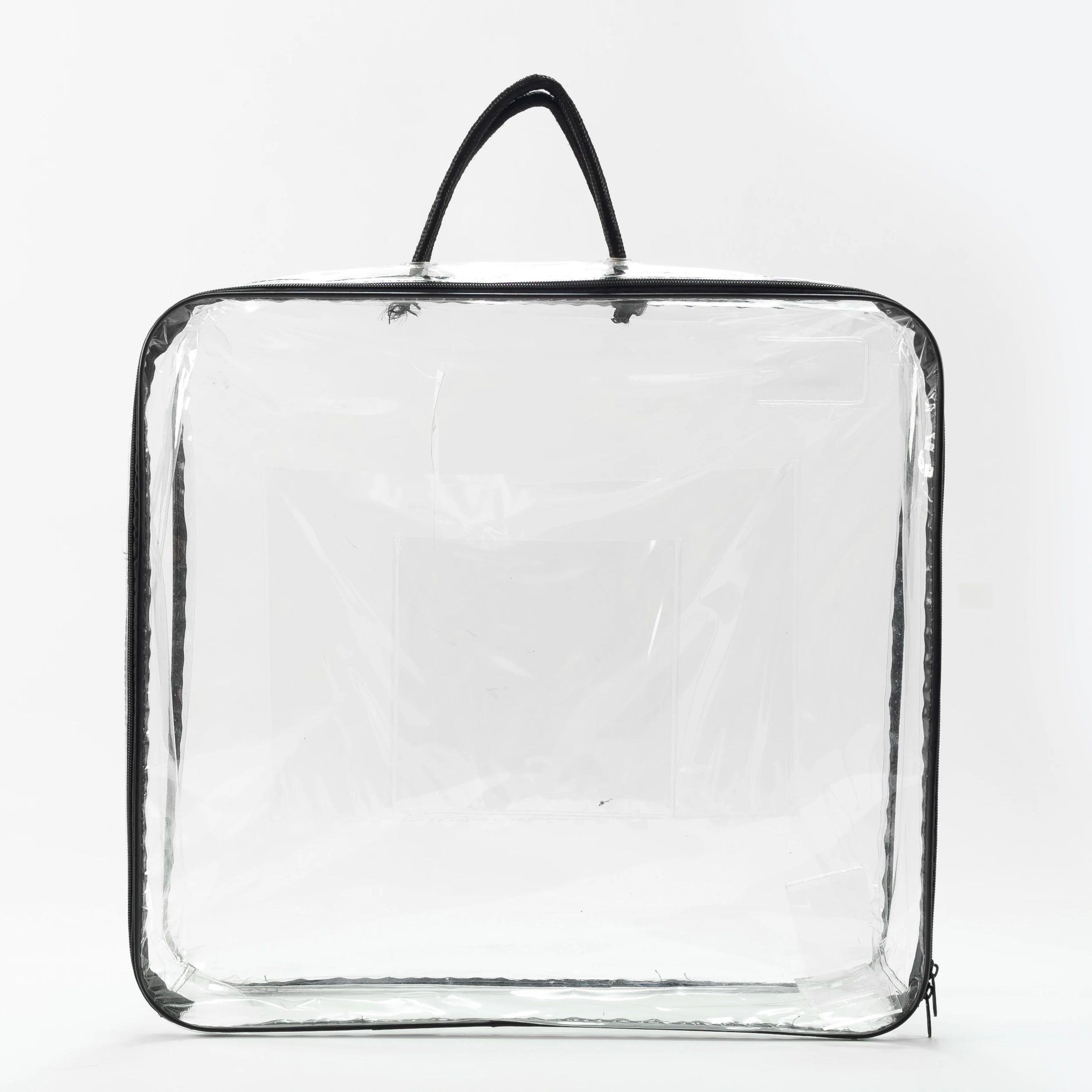 Transparent Zipper PVC Blanket Packaging Bag, Capacity: 5 Kg