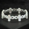 Cross-White Gold