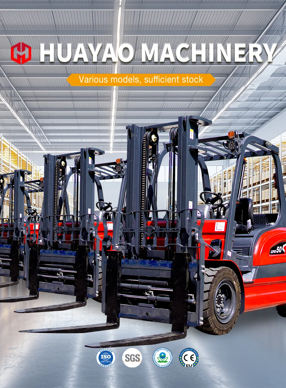 CE/ISO Certified Telehandler Telescopic Forklift 5000kg Off Road ...
