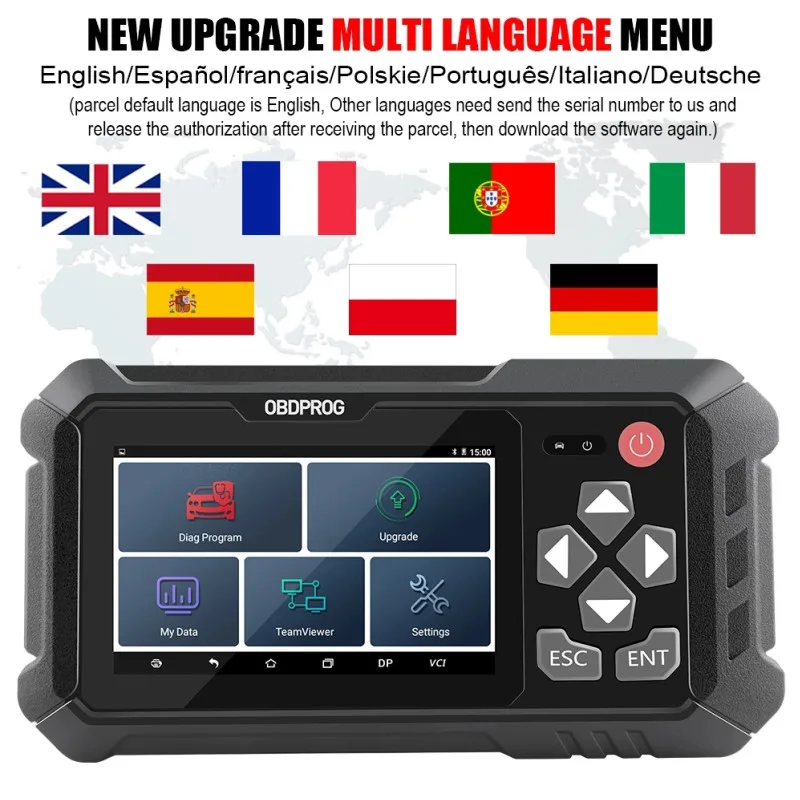 OBDPROG M500 Full Version OBD2  Professional Tool Oil Service Car Diagnostic Tools