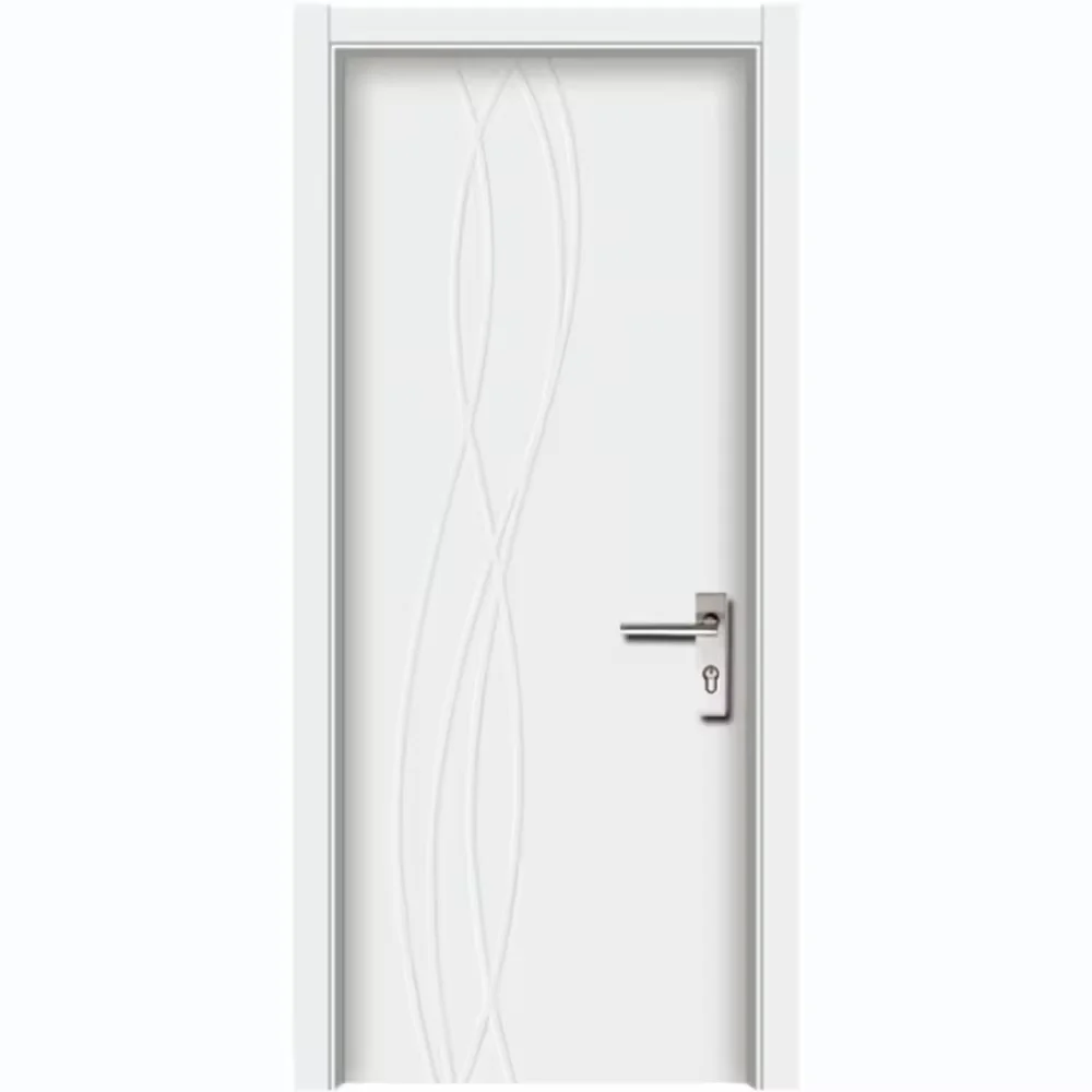 Classical Design Promotion Commercial Building Apartment House Room Interior Mdf Door Flush Series Wood Veneer Mdf Wooden Door