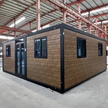 Modern Luxury Expandable Steel Container House Prefabricated Luxury Villa with Luxury Sandwich Panel for Apartment Use