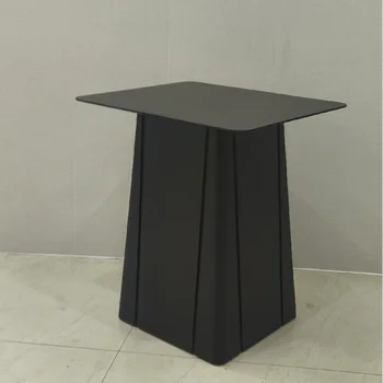 Home Furniture Side Table Black square Shape Wooden Modern Coffee Table for Living Room
